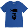 big fish little fish cardboard box   music t shirt V-Neck Tee