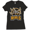 republic rebels Ladies Fitted T-Shirt