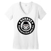 badass bad angry primate Women's V-Neck T-Shirt