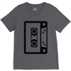 retro cassette V-Neck Tee