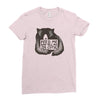 feed me and tell me i'm cutie Ladies Fitted T-Shirt