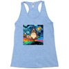 Totoro Van Gogh Parody Racerback Tank