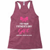 I'm Your Father's Day Gift Mom Says You're Welcome Baby Girl Racerback Tank