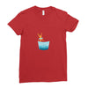 Jumping See Ladies Fitted T-Shirt