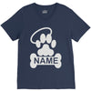 personalized paw halo V-Neck Tee