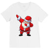 Santa Dabbing V-Neck Tee