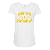 i don't give a schnitzel Maternity Scoop Neck T-shirt