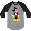 mickey with canada 3/4 Sleeve Shirt