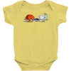the hare and the shell Baby Bodysuit