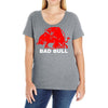 bad bull (2) Ladies Curvy T-Shirt