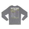 September Girl Facts Virgo Long Sleeve Shirts