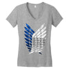 Attack On Titan Women's V-Neck T-Shirt