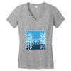 Winter (a214) Women's V-Neck T-Shirt