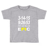pi day 2015 pie math Toddler T-shirt