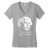 albert einstein's non believer Women's V-Neck T-Shirt