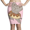 Pusheen the Cat Muscular with Donut Pencil Skirts