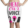 Women's March Hear Our Voice Pencil Skirts