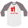 job well done batle royal gaming 3/4 Sleeve Shirt