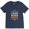 Legends are born in January V-Neck Tee