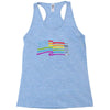 lightsaber rainbow Racerback Tank