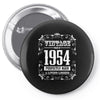 vintage made in 1954 perfectly aged a living legend Pin-back button