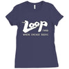 the loop where Chicago rocks 97.9 fm 98 fm radio station Ladies Fitted T-Shirt