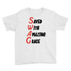 saved with amazing grace Youth Tee