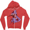 mordecai from regular show, walking dead Zipper Hoodie