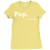 pop Ladies Fitted T-Shirt