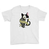 schrodinger cat tattoo Youth Tee
