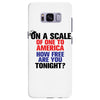 on a scale of one to america how free are you tonight Samsung Galaxy S8 Plus
