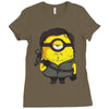 minion jaune Ladies Fitted T-Shirt