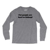 funny t shirt fat people are hard to kidnap tee hilarious shirts Long Sleeve Shirts