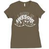 i have an awesome moustache Ladies Fitted T-Shirt