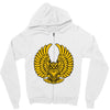 gold owl Zipper Hoodie