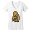 our lady of guacamole Women's V-Neck T-Shirt
