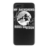 my dachshund rides shotgun iPhone 7 Plus Case