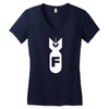 f bomb Women's V-Neck T-Shirt