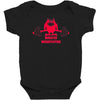 monster weightlifting Baby Bodysuit