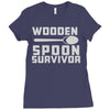 wooden spoon survivor Ladies Fitted T-Shirt
