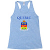 quebec coat of arms canada Racerback Tank