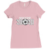 soccer mom rhinestone Ladies Fitted T-Shirt