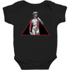 david with rose tattoo Baby Bodysuit