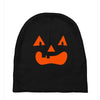 fun face pumpkin Baby Beanies