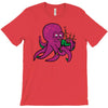 purple octopus playing the bagpipes T-Shirt