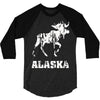 Alaska Deer Rudolph 3/4 Sleeve Shirt