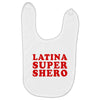 Latina Super Shero Baby Bibs