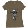 skateboard truck Ladies Fitted T-Shirt