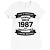 Premium Vintage  1987 Ladies Fitted T-Shirt