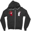 listen to your conscience Zipper Hoodie
